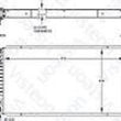 F150 F250 OSC 2410 NUEVO Tamaño del núcleo del radiador 31 7/8 x 17 x 1 3/8 pulgadas 