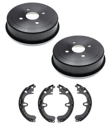 for Toyota Corolla Rear Brake Drums W/ Brake Shoes 1993 1998 2000 2001 2002