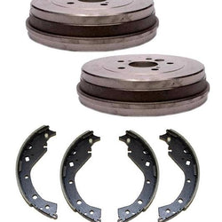 For 2003 2004 2005 Toyota Rav4 Rav-4 Rear Brake Drums & Rear Brake Shoes Kit
