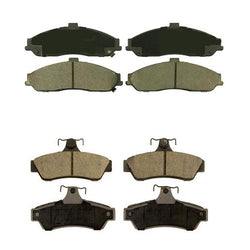 2005-2006 Pontiac GTO 5.7L V8 Ceramic Front & Rear Semi-Metallic Brake Pads