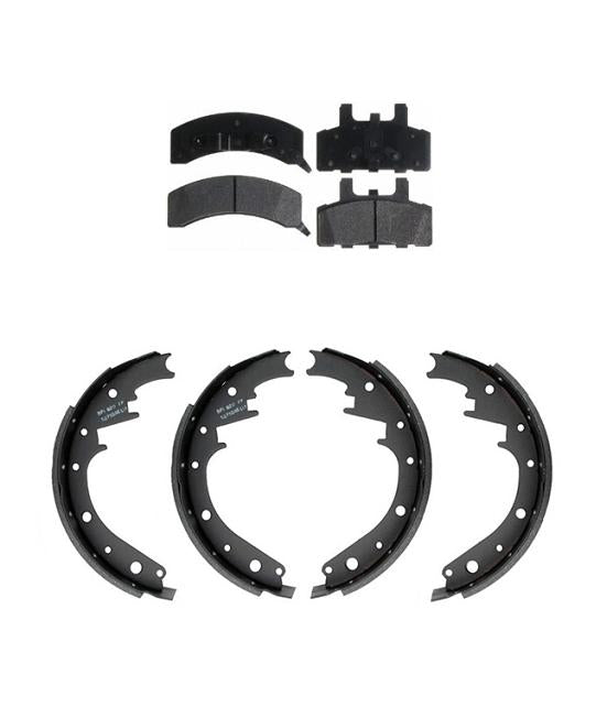 Fits 95-98 Chevrolet Tahoe Yukon 4 Wheel Drive Front Ceramic Pads & Brake Shoes