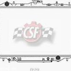 2001-2003 Rodeo Rodeo Sport 2.2L NUEVO CSF 2930 Radiador 