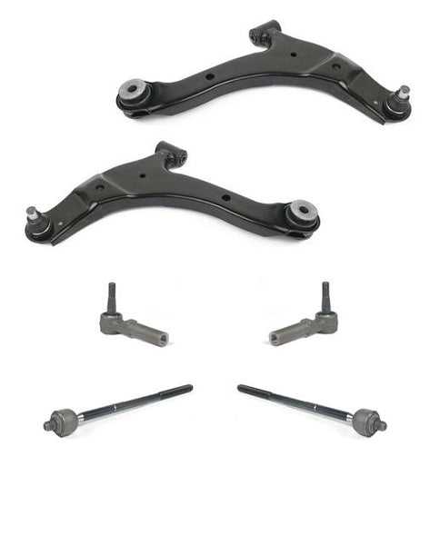 Lower Control Arms Inner & Outer Tie Rods fits for Chrysler Pt Cruiser 01-06