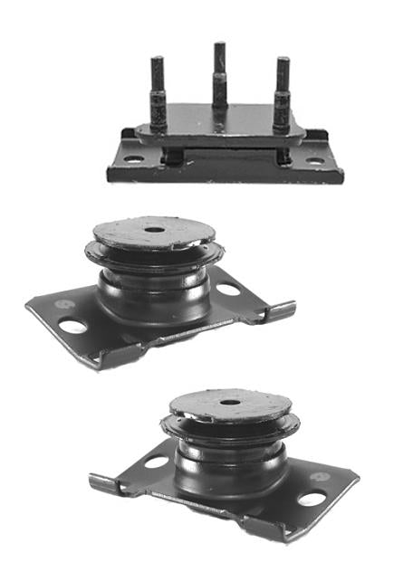 Fits05-12 Nissan Xterra 4.0L 4 Wheel Drive Motor Transmission Mount Kit 3Pc