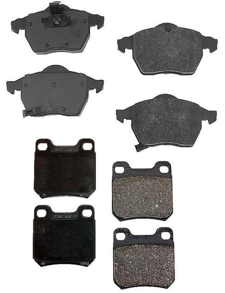 Saab 9-3 900 Saturn L100 L200 L300 LW200 Front & Rear Ceramic Disc Brake Pad Set