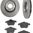 Fits Saab 9-3 9-5 & Saturn L100 L200 Front Rotors & Ceramic Disc Brake Pad Set