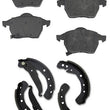 Saturn L100 L200 L300 LW200 Front Ceramic Disc Brake Pads and Rear Shoe Set