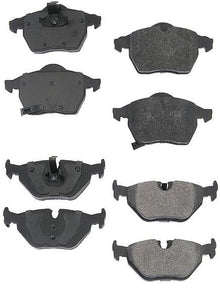 Front and Rear Brake Pad Set W/ 288mm Rotors For 2000 2001 2002 03 2005 Saab 9-5