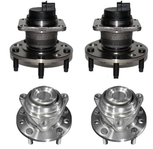 1991-1996 Chevrolet Chevy Corvette Front and Rear Hub Wheel Bearing Set
