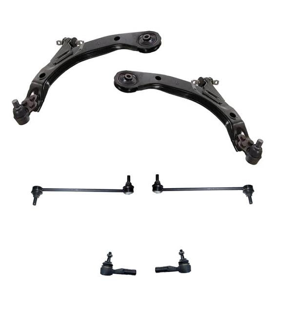 Para Chevrolet Cobalt 2005-2010, brazos de control delanteros totalmente de acero, barras de acoplamiento y barras estabilizadoras