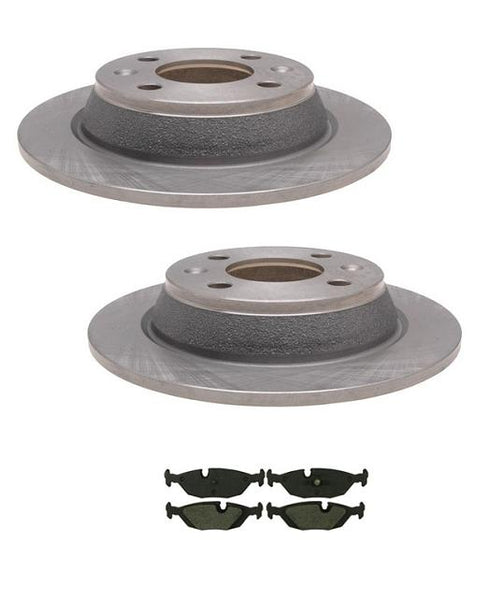 Fits Saab 900 88-93 & Saab 9000 86-98 Rear Brake Rotors & Brake Pads