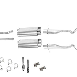 Fits 1982-1989 Lincoln Town Car 5.0L DUAL Muffler Exhaust System