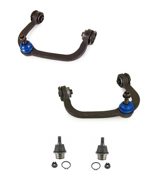 Brazos de control superiores Rótulas inferiores para 07-16 Expedition 09-14 F150 4 piezas