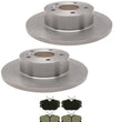 Discovery II Range Rover (2) Rear Brake Rotors & Ceramic Brake Pads 34146 CD493