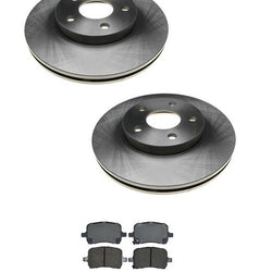 Fits For Pontiac G5 07-09 2.2L Front Disc Rotors & Ceramic Brake Pads