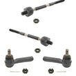 FORD MERCURY EV81003 ES3667 (2) Inner Tie Rod Ends (2) Outer Tie Rods