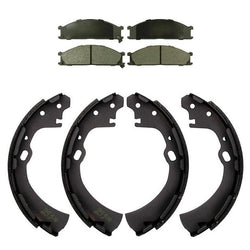 Front Ceramic Pads & Rear Brake Shoes CD333 BS574 Fits NISSAN Pathfinder 89-95