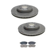Fits 2007-2012 Suzuki SX4 SX 4 Front Brake Rotors & Front Ceramic Pads
