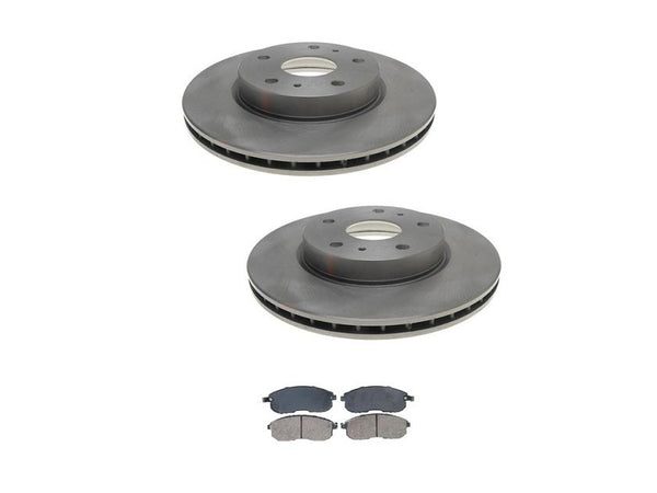 Fits 2007-2012 Suzuki SX4 SX 4 Front Brake Rotors & Front Ceramic Pads