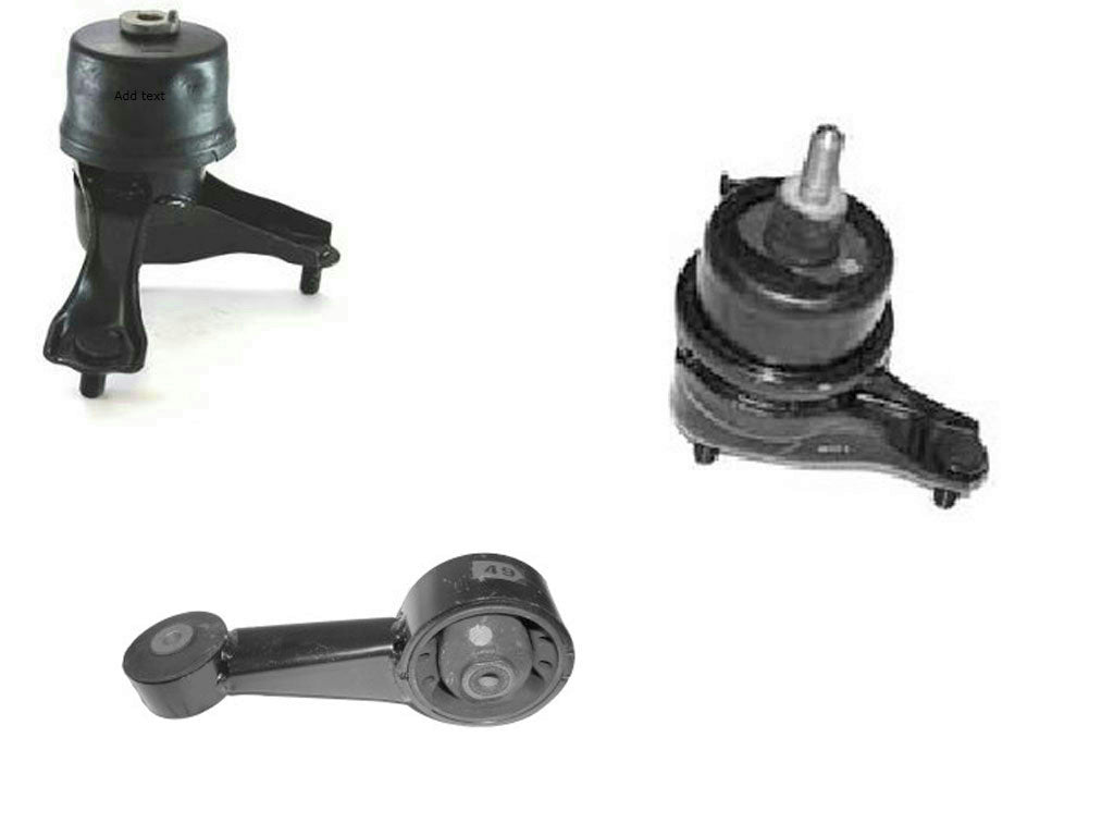 Motor and Transmission Mount 3pc Kit for Toyota Highlander 3.5L 08-11