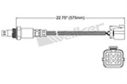 Walker Products 250-54027 Sensor de oxígeno FRONTAL 