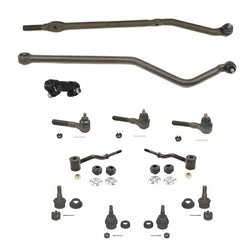 93-01 Cherokee Drag Link Tie Rod Ball Joints Kit Steering Suspension Track Bar