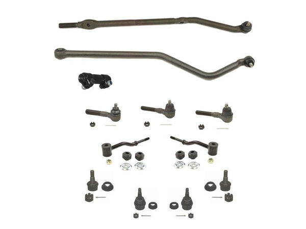 93-01 Cherokee Drag Link Tie Rod Ball Joints Kit Steering Suspension Track Bar