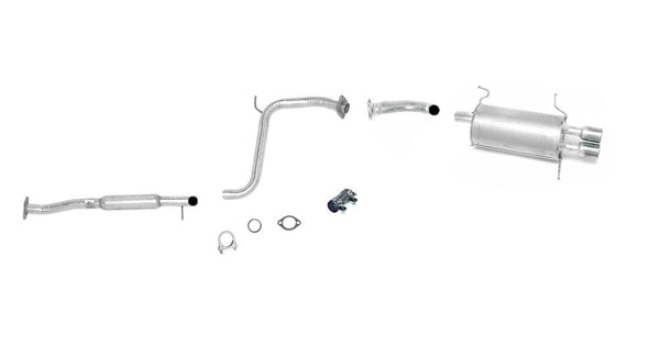 1994-1995 Mazda MX3 1.6L Muffler Exhaust Pipe System 6B1983 28552 700287