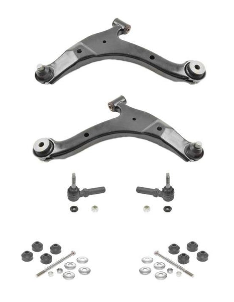 Neon Cruiser 6Pc Chassis Kit Control Arms Ball Joints Tie Rods Stabilizer Links