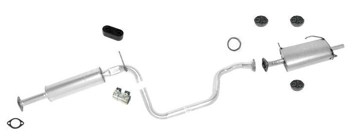 Muffler Exhaust System Fits 1999 Infiniti I30 With California Emissions V6 3.0L - Photo 1