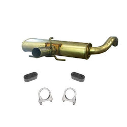 GOLF JETTA CABRIO ABA Engine OE Style Middle Muffler With Clamps & Hangers