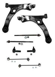 Fits Toyota Corolla 03-08 Lower Control Arms Ball Joints Tie Rods Sway Bar Links
