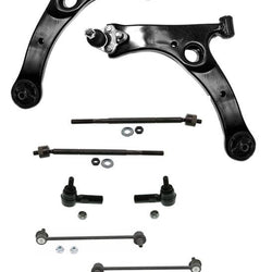 Fits Toyota Corolla 03-08 Lower Control Arms Ball Joints Tie Rods Sway Bar Links