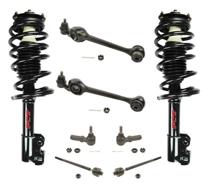 Front Complete Struts Lower Control Arms & Tie Rods For Saturn S Series 91-2002
