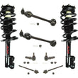 91-2002 Saturn Master Chasis Kit 8 piezas F Srpings Struts Brazo de control Rótula