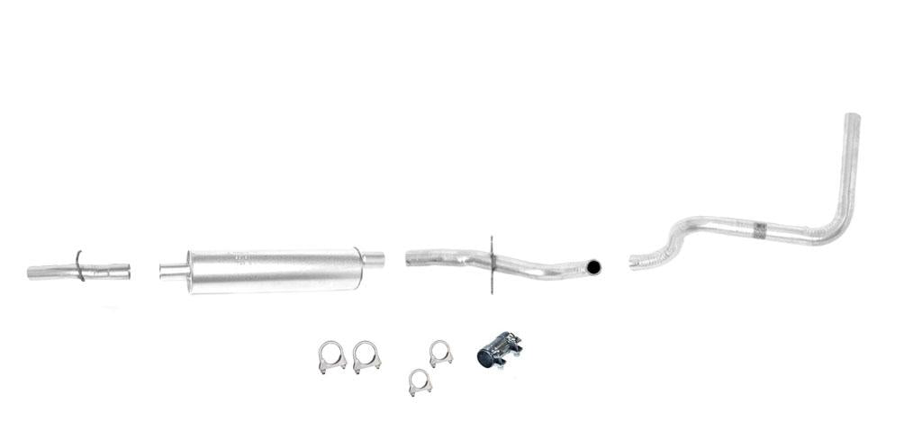 87-91 Ford Van E150 250 350 Sistema de escape silenciador 4.9 Base de rueda de 124 y 138 pulgadas 