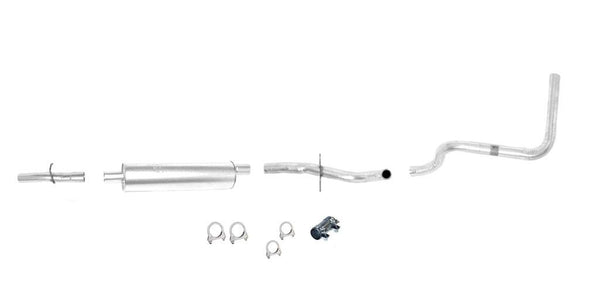87-91 Ford Van E150 250 350 Sistema de escape silenciador 4.9 Base de rueda de 124 y 138 pulgadas 