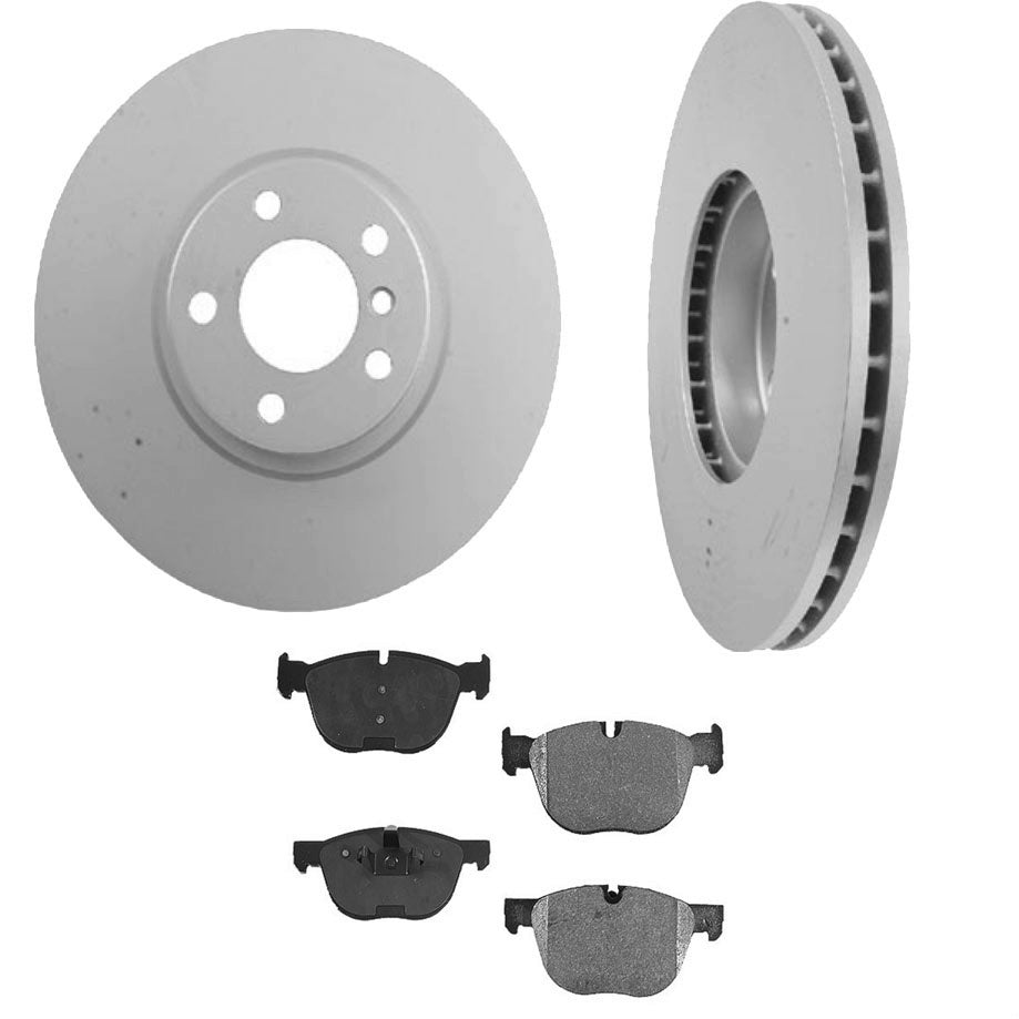 345MM Rear Disc Brake Rotor Pads Fits For 2006-2017 BMW X6 4.4L Engine