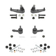 Escort 6Pc Chassis Kit Low Ball Joints Sway Bar Tie Rods K8773 K7305 ES3048RL