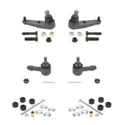 Escort 6Pc Chassis Kit Low Ball Joints Sway Bar Tie Rods K8773 K7305 ES3048RL