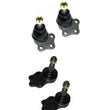 1997-1999 Durango Dakota 2 Wheel Drive (4) Lower & Upper Ball Joints K7241 K7242