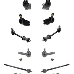 Fits 97-99 Durango Dakota Rear Wheel Drive Lower & Upper Ball Joints Tie Rods