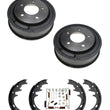 Fits For 98-02 B150 Dodge Van 1500 Brake Drum Drums & Shoes Springs 4pc Kit