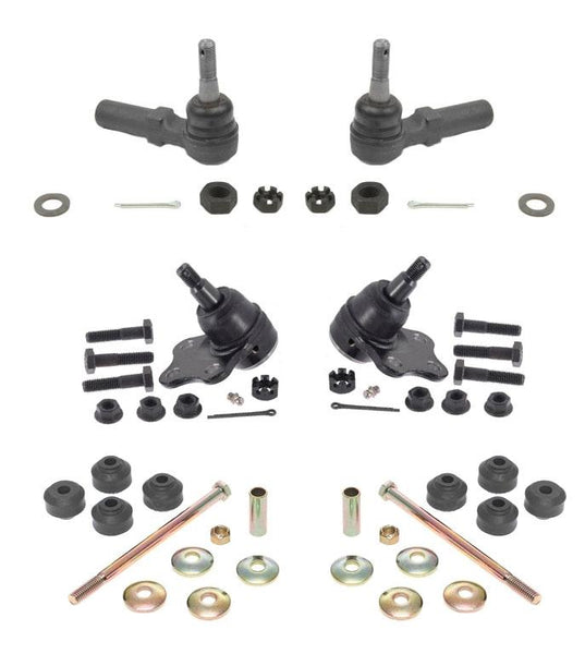 6Pc GM Cars Chassis Kit REF# (2) K5333 (2) K8989 (2) ES3452 Ball Joint Tie Rods