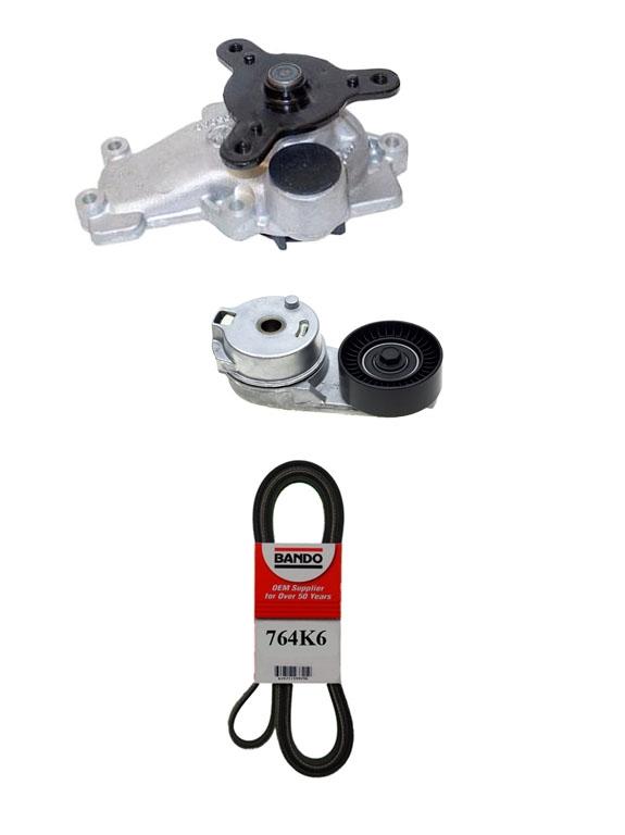 Pacifica 3.8L Engine Water Pump Gasket Leak Torque Tested Tensioner Belt