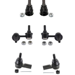 Fits ELEMENT 03-11 Front Lower Ball Joints Sway Bar Links & Outer Tie Rods 6Pc