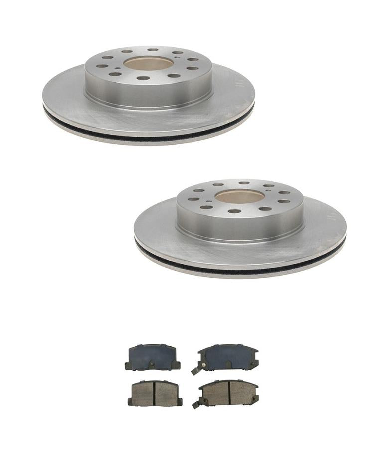 1991-1995 MR2 MR-2 Rear Brake Disc Rotor Rotors & Pads 31096 MD528