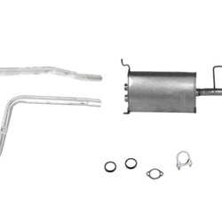 Mid Muffler H Pipe No Flex On P/S Pipe For 01-04 Nissan Pathfinder QX4 Infiniti