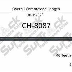 CH-8087 CV Drive Axle Shaft Brand New Premium Quality