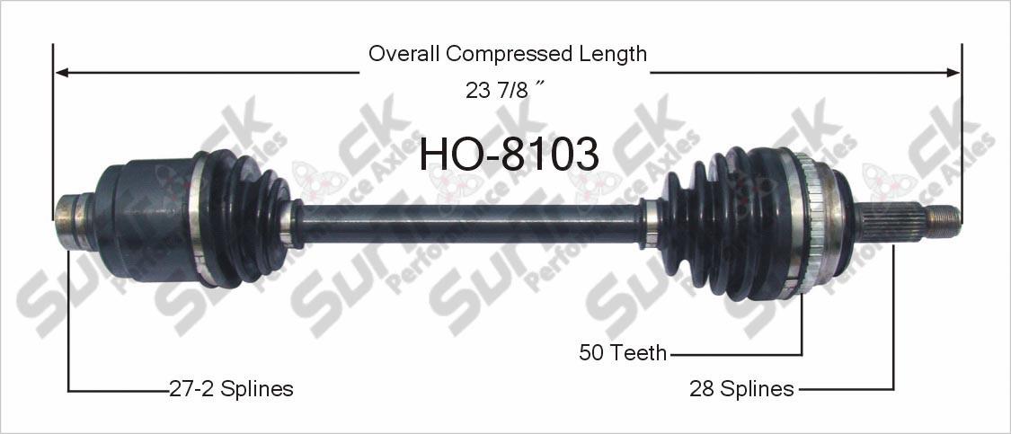 Acura Honda CV Drive Joint Half Shaft Brand New Premium Quality